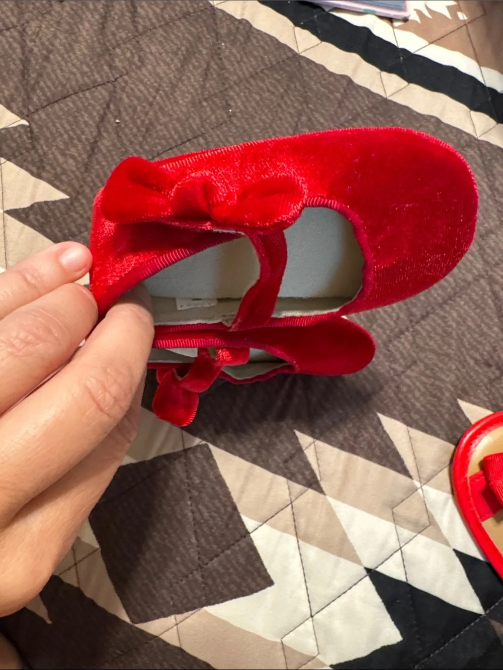 Red Girls' Bow Mary Jane & Sandal Set - Kids Shoes
